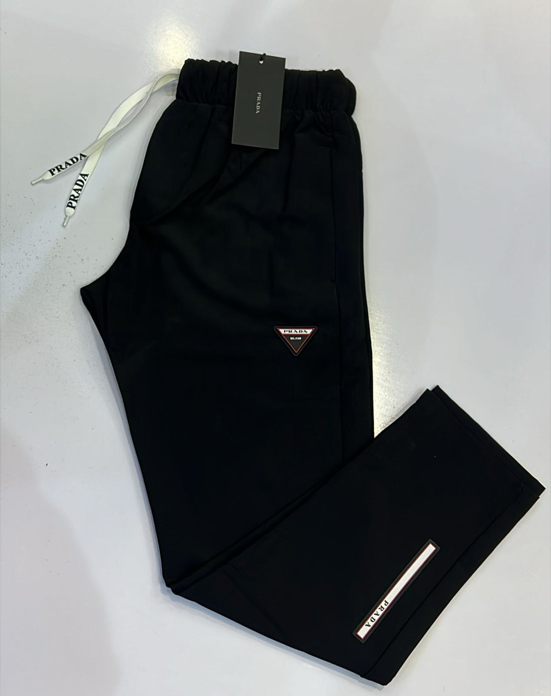 Prada's Terif Elegance: Luxe Loungewear Trousers