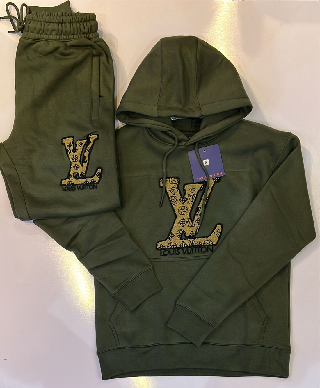 Louis Vuitton Towel Fabric Tracksuit Set - Premium Casual Style