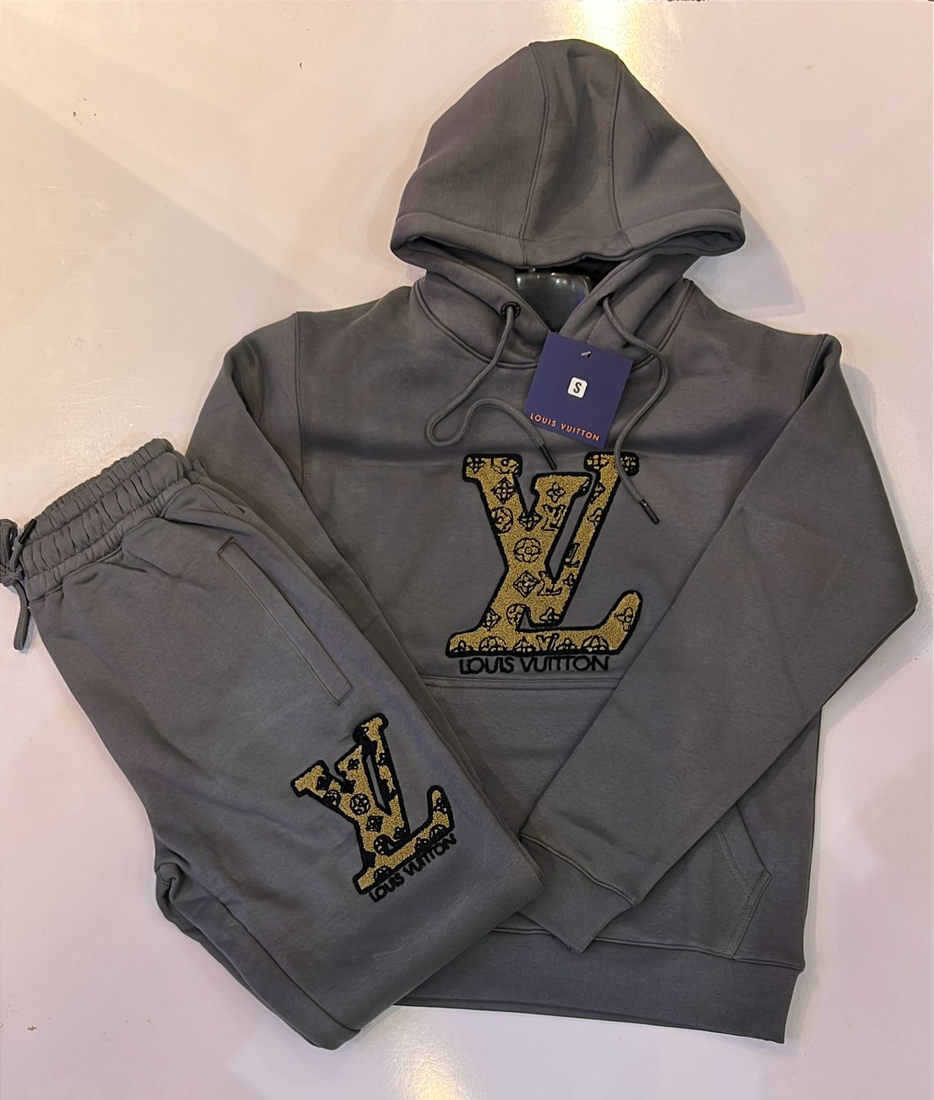 Louis Vuitton Towel Fabric Tracksuit Set - Premium Casual Style